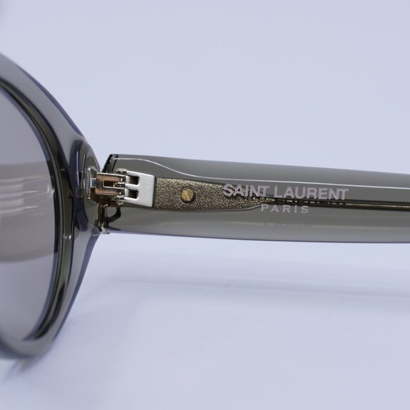 ?️ New Saint Laurent SL M148 004 Sunglasses - Transparent Taupe Frame main image 11